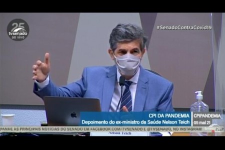 Foto: TV Senado reprodução/ Publicada 05/05/2021- 20h16 