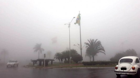 O tempo está fechado na fronteira (Foto: Tião Prado - Pontaporainforma)