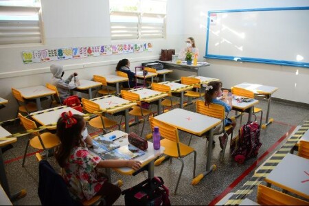 Escolas têm rodízio de alunos e distanciamento - Foto: Bruno Henrique / Correio do Estado