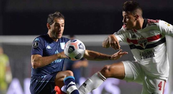 São Paul oe Racing ficaram na igualdade no primeiro jogo das oitavas LANCE