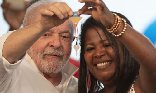 Santo Amaro da Purificação (BA), 14/02/2023 - O presidente Luiz Inacio Lula da Silva, participa do lançamento do novo programa Minha Casa Minha Vida e entrega de empreendimentos do programa em Santo Amaro (BA). Foto: Joédson Alves/Agência Brasil