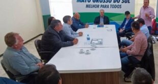 Reinaldo Azambuja e Eduardo Riedel afirmam apoio do PSDB à reeleição de Ademar Dalbosco em Laguna Carapã